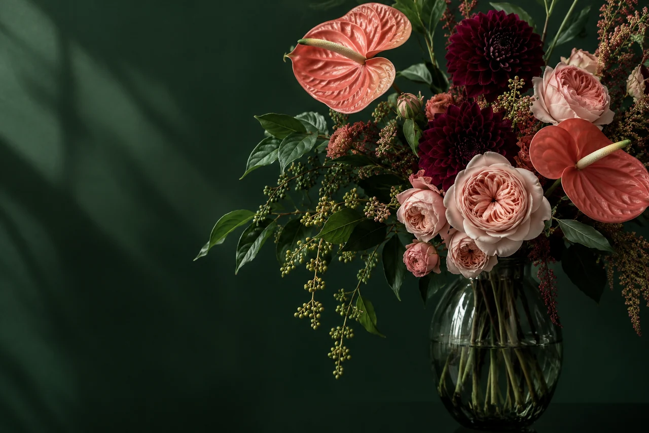 Пример оформления сайта FLEUR